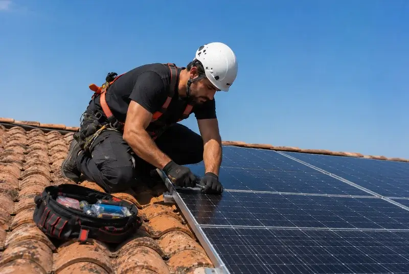 Maintenance et monitoring de panneaux solaires à Martres-Tolosane